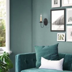 Heritage 1 Light Black Wall Sconce by Livex Lighting -Livex Lighting shop black livex lighting wall sconces 4451 04 1d 1000