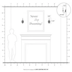 Heritage 1 Light Black Wall Sconce by Livex Lighting -Livex Lighting shop black livex lighting wall sconces 4451 04 77 1000