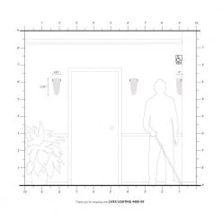 Coronado 1 Light Bronze & Brushed Nickel Wall Sconce by Livex Lighting 14 Coronado 1 Light Bronze & Brushed Nickel Wall Sconce by Livex Lighting -Livex Lighting shop bronze brushed nickel livex lighting wall sconces 4480 99 66 1000