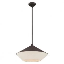 Stockholm 1 Light Bronze Pendant by Livex Lighting -Livex Lighting shop bronze livex lighting chandeliers 40719 07 1f 1000