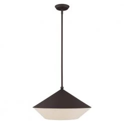 Stockholm 1 Light Bronze Pendant by Livex Lighting -Livex Lighting shop bronze livex lighting chandeliers 40719 07 c3 1000