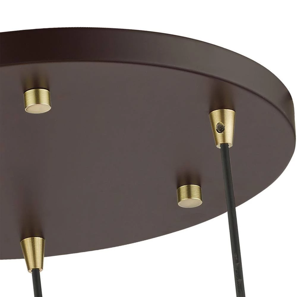 Geometrix 3 Light Bronze Pendant by Livex Lighting 9 Geometrix 3 Light Bronze Pendant by Livex Lighting - Image 9