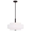 Meridian 4 Light Bronze Pendant by Livex Lighting