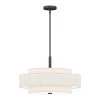 Meridian 5 Light Bronze Pendant by Livex Lighting