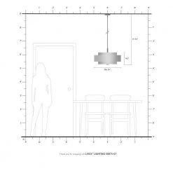 Meridian 5 Light Bronze Pendant by Livex Lighting -Livex Lighting shop bronze livex lighting chandeliers 50875 07 66 1000