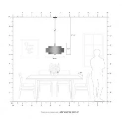 Meridian 5 Light Bronze Pendant by Livex Lighting -Livex Lighting shop bronze livex lighting chandeliers 50875 07 77 1000