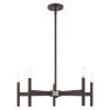 Copenhagen 5 Light Bronze Chandelier by Livex Lighting