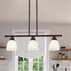 Somerville 3 Light Bronze Linear Chandelier by Livex Lighting -Livex Lighting shop bronze livex lighting chandeliers 53854 07 40 1000