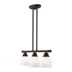 Somerville 3 Light Bronze Linear Chandelier by Livex Lighting -Livex Lighting shop bronze livex lighting chandeliers 53854 07 fa 1000