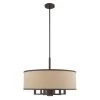 Park Ridge 7 Light Bronze Pendant Chandelier by Livex Lighting