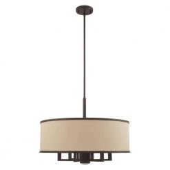 Park Ridge 7 Light Bronze Pendant Chandelier by Livex Lighting -Livex Lighting shop bronze livex lighting chandeliers 62614 07 c3 1000