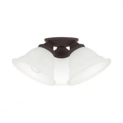 Wynnewood 3 Light Bronze Flush Mount by Livex Lighting -Livex Lighting shop bronze livex lighting flush mount lights 40727 07 c3 1000