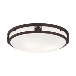 Titania 3 Light Bronze Flush Mount by Livex Lighting -Livex Lighting shop bronze livex lighting flush mount lights 4488 07 1d 1000