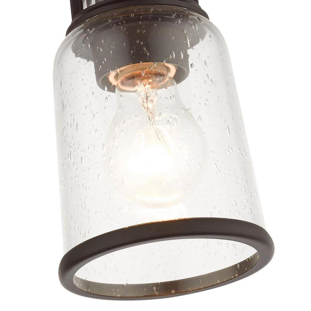 Lawrenceville 1 Light Bronze Flush Mount by Livex Lighting 9 Lawrenceville 1 Light Bronze Flush Mount by Livex Lighting - Image 9