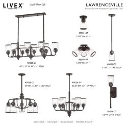 Lawrenceville 1 Light Bronze Flush Mount by Livex Lighting 21 Lawrenceville 1 Light Bronze Flush Mount by Livex Lighting -Livex Lighting shop bronze livex lighting flush mount lights 45501 07 d4 1000