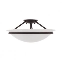 Newburgh 3 Light Bronze Semi Flush Mount by Livex Lighting 17 Newburgh 3 Light Bronze Semi Flush Mount by Livex Lighting -Livex Lighting shop bronze livex lighting flush mount lights 4824 07 c3 1000