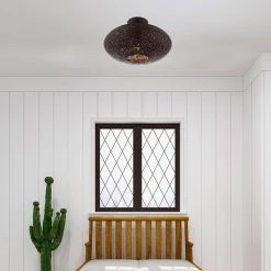 Charlton 1 Light Bronze with Antique Brass Accents Semi Flush Mount by Livex Lighting 11 Charlton 1 Light Bronze with Antique Brass Accents Semi Flush Mount by Livex Lighting -Livex Lighting shop bronze livex lighting flush mount lights 49183 07 40 1000