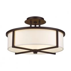 Wesley 3 Light Bronze Flush Mount by Livex Lighting -Livex Lighting shop bronze livex lighting flush mount lights 51074 07 1d 1000
