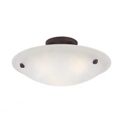 Oasis 3 Light Bronze Flush Mount by Livex Lighting -Livex Lighting shop bronze livex lighting flush mount lights 5625 07 1f 1000