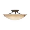 Oasis 3 Light Bronze Flush Mount by Livex Lighting