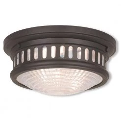 Berwick 2 Light Bronze Flush Mount by Livex Lighting -Livex Lighting shop bronze livex lighting flush mount lights 73051 07 c3 1000