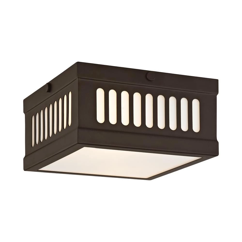 Prentice 2 Light Bronze Flush Mount by Livex Lighting 1 Prentice 2 Light Bronze Flush Mount by Livex Lighting