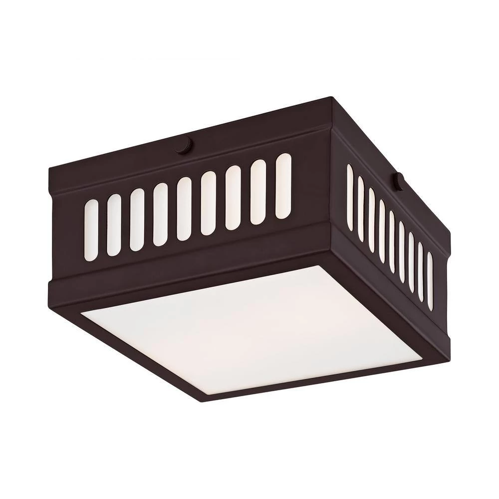 Prentice 2 Light Bronze Flush Mount by Livex Lighting 6 Prentice 2 Light Bronze Flush Mount by Livex Lighting - Image 6