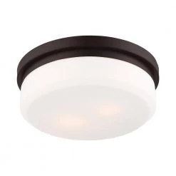 Stratus 2 Light Bronze Flush Mount or Wall Mount by Livex Lighting -Livex Lighting shop bronze livex lighting flush mount lights 7392 07 1f 1000