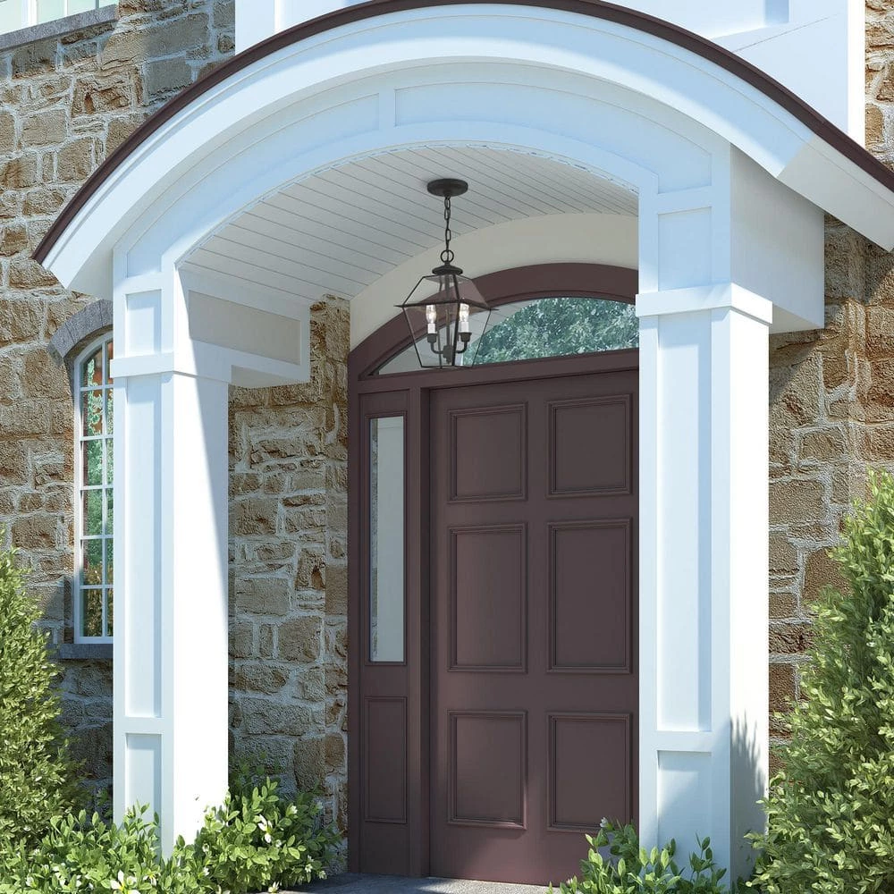 Westover 2 Light Bronze Outdoor Pendant Lantern by Livex Lighting 3 Westover 2 Light Bronze Outdoor Pendant Lantern by Livex Lighting - Image 3