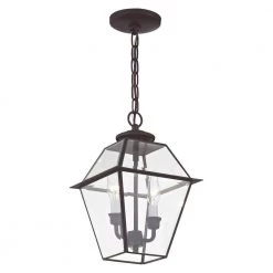 Westover 2 Light Bronze Outdoor Pendant Lantern by Livex Lighting 16 Westover 2 Light Bronze Outdoor Pendant Lantern by Livex Lighting -Livex Lighting shop bronze livex lighting outdoor pendant lights 2285 07 44 1000