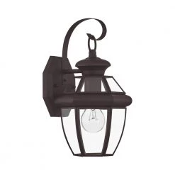 Monterey 1 Light Bronze Outdoor Wall Sconce by Livex Lighting -Livex Lighting shop bronze livex lighting outdoor sconces 2051 07 c3 1000