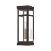 Hopewell 1-Light Bronze Outdoor Wall Lantern Sconce by Livex Lighting