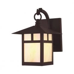 Montclair Mission 1 Light Bronze Outdoor Wall Sconce by Livex Lighting -Livex Lighting shop bronze livex lighting outdoor sconces 2131 07 4f 1000