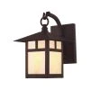 Montclair Mission 1 Light Bronze Outdoor Wall Sconce by Livex Lighting