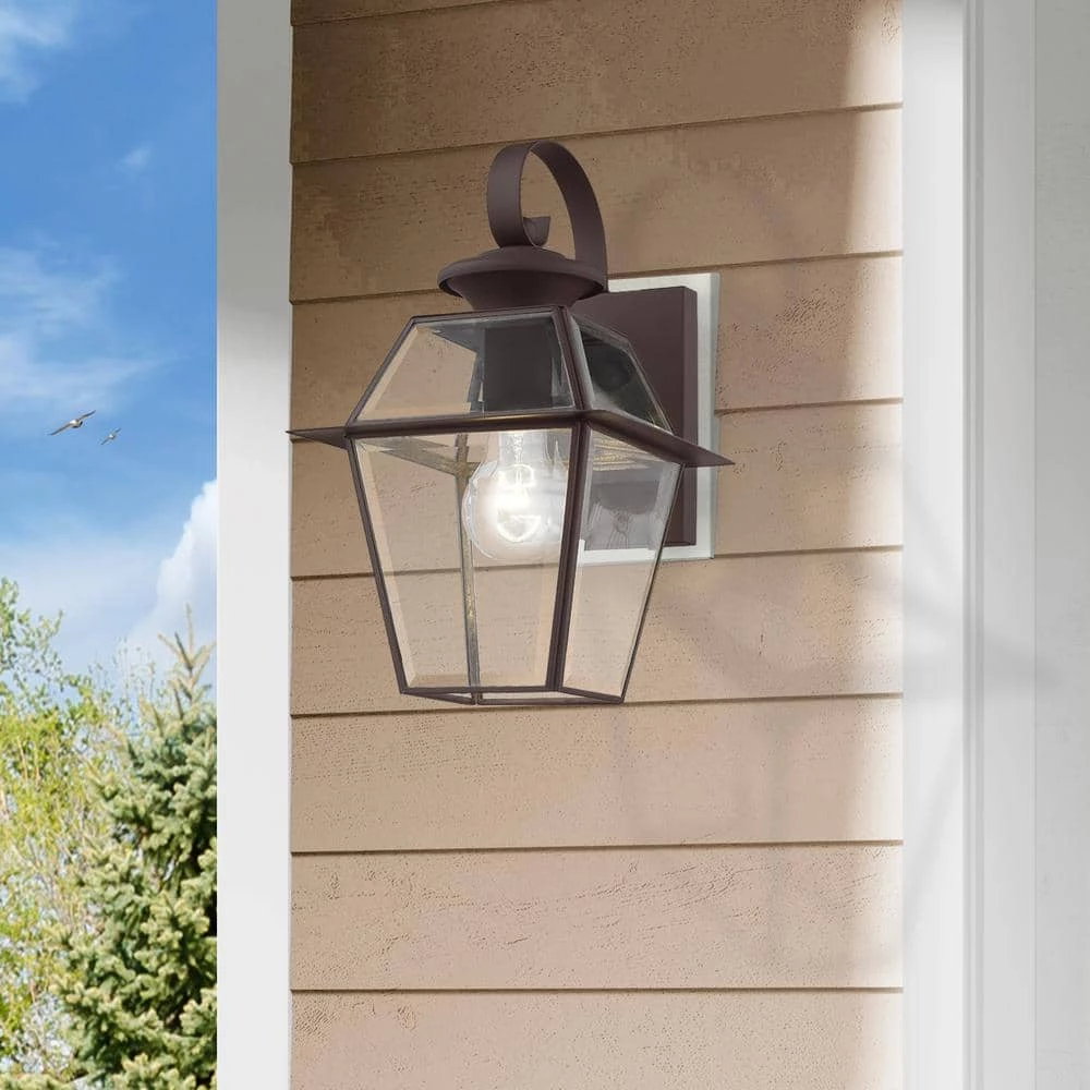 Westover 1 Light Bronze Outdoor Wall Sconce by Livex Lighting 4 Westover 1 Light Bronze Outdoor Wall Sconce by Livex Lighting - Image 4