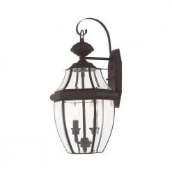 Monterey 2 Light Bronze Outdoor Wall Sconce by Livex Lighting -Livex Lighting shop bronze livex lighting outdoor sconces 2251 07 1f 1000