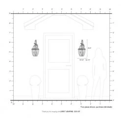 Monterey 2 Light Bronze Outdoor Wall Sconce by Livex Lighting -Livex Lighting shop bronze livex lighting outdoor sconces 2251 07 66 1000