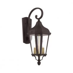 Morgan 2 Light Bronze Outdoor Wall Sconce by Livex Lighting -Livex Lighting shop bronze livex lighting outdoor sconces 76186 07 1f 1000