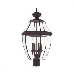 Monterey 4 Light Bronze Outdoor Post Top Lantern by Livex Lighting 15 Monterey 4 Light Bronze Outdoor Post Top Lantern by Livex Lighting -Livex Lighting shop bronze livex lighting post lanterns 2358 07 44 1000