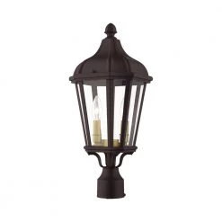 Morgan 2 Light Bronze Outdoor Post Top Lantern by Livex Lighting 9 Morgan 2 Light Bronze Outdoor Post Top Lantern by Livex Lighting -Livex Lighting shop bronze livex lighting post lanterns 76188 07 44 1000