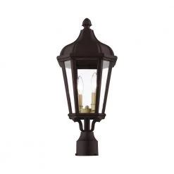 Morgan 2 Light Bronze Outdoor Post Top Lantern by Livex Lighting 7 Morgan 2 Light Bronze Outdoor Post Top Lantern by Livex Lighting -Livex Lighting shop bronze livex lighting post lanterns 76188 07 4f 1000