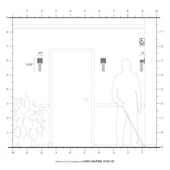 Aero 4.5 in. 1-Light Bronze ADA Wall Sconce with Hand Blown Satin Opal White Twist Lock Glass by Livex Lighting -Livex Lighting shop bronze livex lighting vanity lighting 10101 07 a0 1000