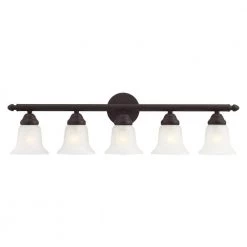 Neptune 5 Light Bronze Bath Vanity by Livex Lighting