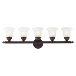 Neptune 5 Light Bronze Bath Vanity by Livex Lighting -Livex Lighting shop bronze livex lighting vanity lighting 1065 07 fa 1000