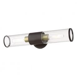 Banca 4.25 in. 2 Light Bronze Wall Sconce by Livex Lighting -Livex Lighting shop bronze livex lighting vanity lighting 17282 07 44 1000