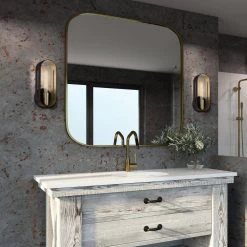 Ravena 5.125 in. Bronze Sconce with Gold and Antique Brass Accents by Livex Lighting -Livex Lighting shop bronze livex lighting vanity lighting 45762 07 1d 1000