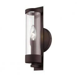 Castleton 1 Light Bronze ADA Wall Sconce by Livex Lighting 15 Castleton 1 Light Bronze ADA Wall Sconce by Livex Lighting -Livex Lighting shop bronze livex lighting wall sconces 10141 07 1f 1000