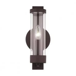 Castleton 1 Light Bronze ADA Wall Sconce by Livex Lighting 16 Castleton 1 Light Bronze ADA Wall Sconce by Livex Lighting -Livex Lighting shop bronze livex lighting wall sconces 10141 07 44 1000