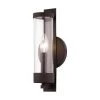 Castleton 1 Light Bronze ADA Wall Sconce by Livex Lighting