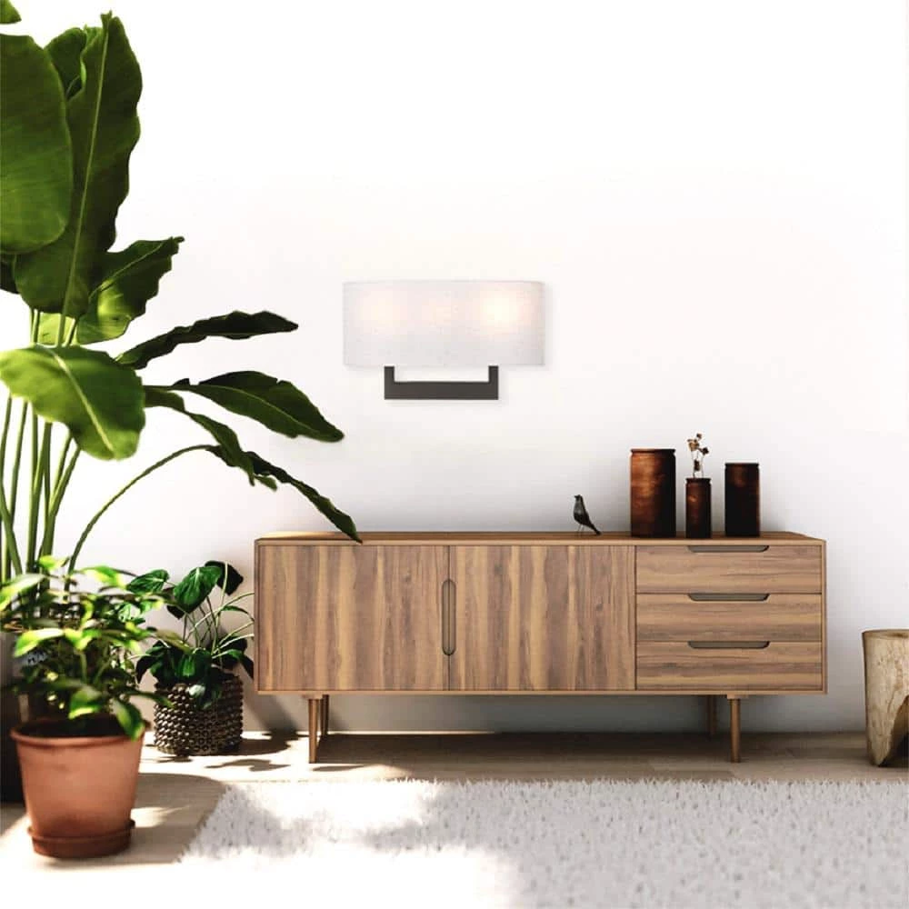 Hayworth 3 Light Bronze ADA Wall Sconce by Livex Lighting 7 Hayworth 3 Light Bronze ADA Wall Sconce by Livex Lighting - Image 7